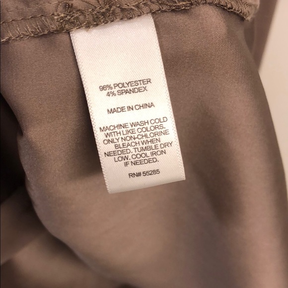 Express short sleeved button down - taupe colored - Picture 4 of 4